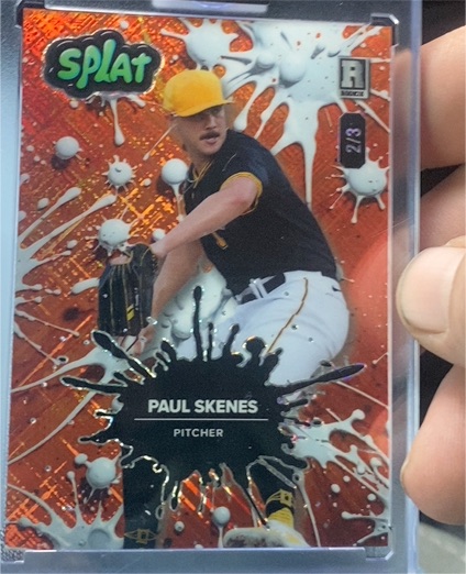 2024 Wild Card Splat #2/3 Paul Skenes — front