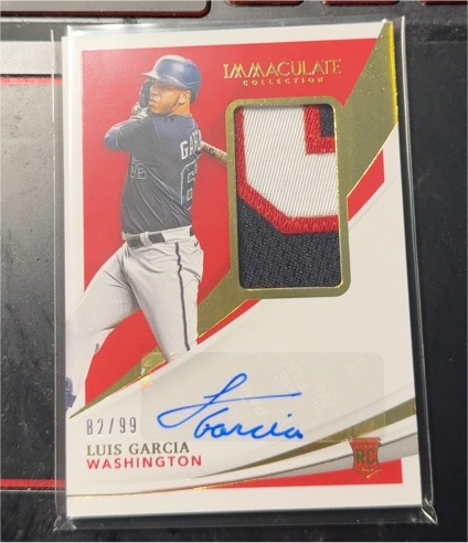 2021 Panini Immaculate Collection #82 Luis Garcia — front
