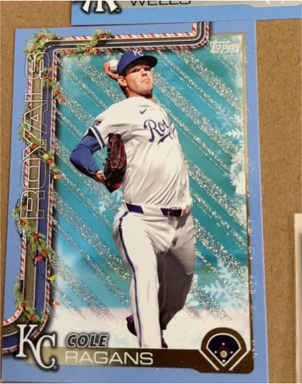 2025 Topps Holiday #H63 Cole Ragans — front