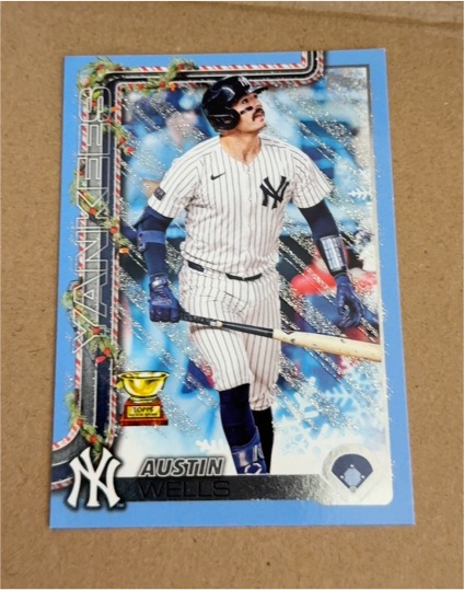 2025 Topps Holiday #H56 Austin Wells — front