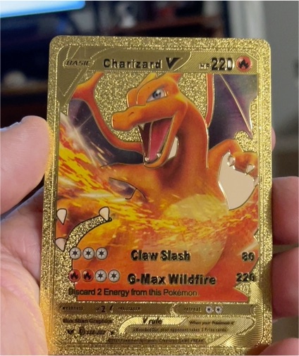 2021 Fan Art Charizard V #138 — front