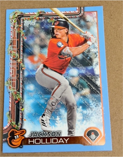 2025 Topps Holiday #H188 Jackson Holliday — front