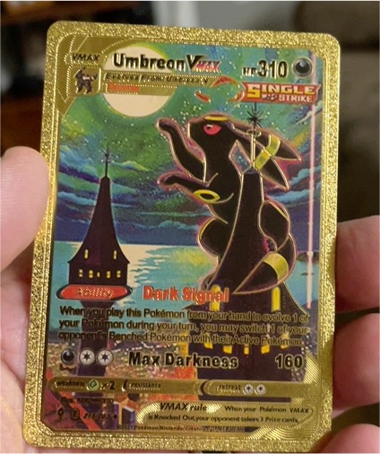 2021 Pokémon Sword & Shield Evolving Skies #215 Umbreon VMAX — front