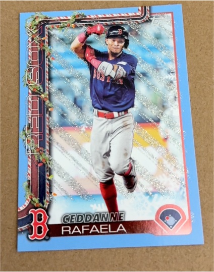 2025 Topps Holiday #H156 Ceddanne Rafaela — front