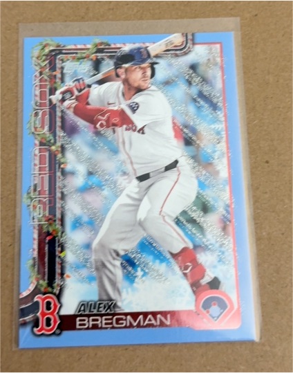 2025 Topps Holiday #H154 Alex Bregman — front