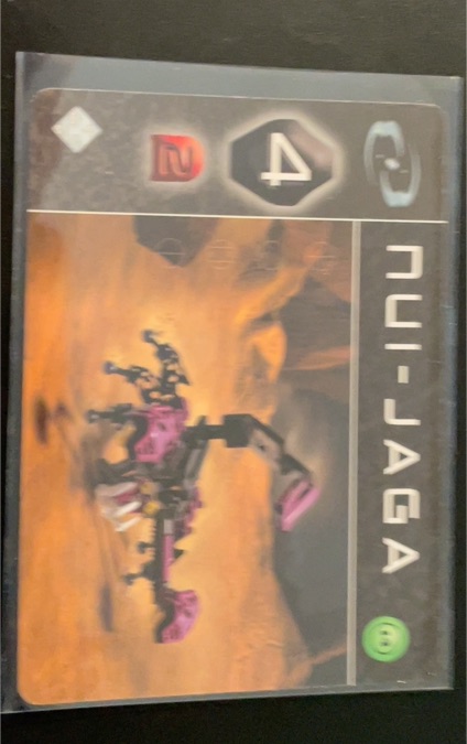 McDonald's Bionicle Nuju Jaga #4 — front