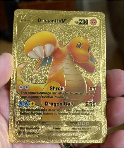 2022 Pokémon #154 Dragonite V — front