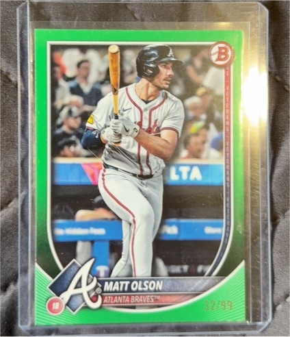 2025 Bowman #98 Matt Olson — front