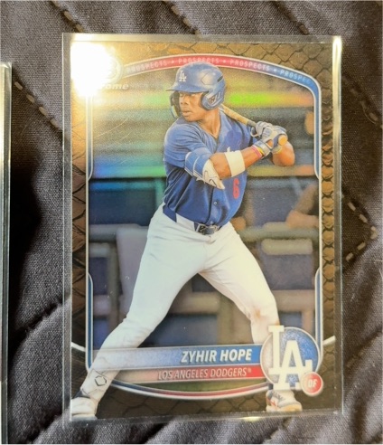 2025 Bowman Chrome Prospects #BCP-2 Zyhir Hope — front