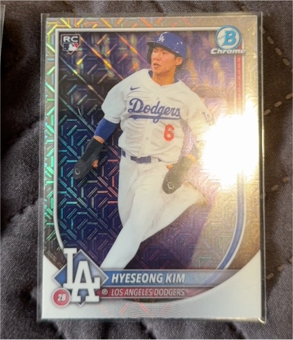 2025 Bowman Chrome #91 Hyeseong Kim — front