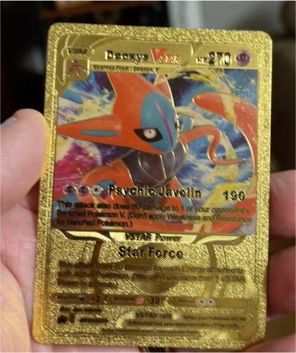2023 Pokemon SWSH #265 Deoxys VSTAR — front