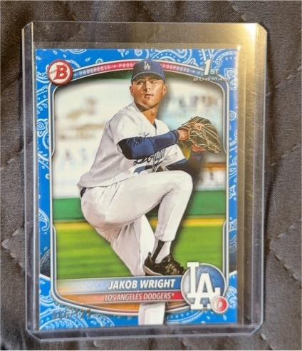 2025 Bowman #BP-143 Jakob Wright — front
