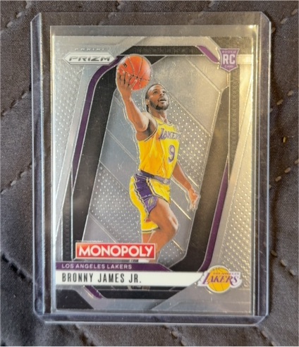 2024-25 Panini Prizm Monopoly #45 Bronny James Jr. — front