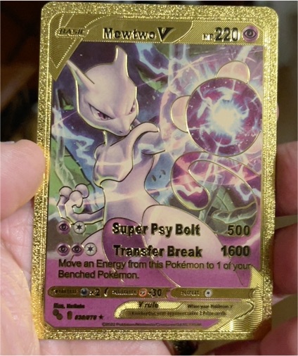 2022 Pokémon TCG Mewtwo V 30/78 Pokémon GO — front