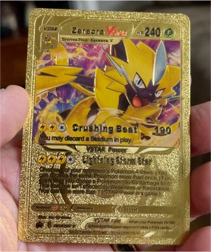 2022 Pokémon SWSH265 Zeraora VSTAR — front