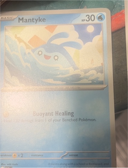 2023 Pokémon Scarlet & Violet Paradox Rift #39 Mantyke — front