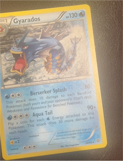 2015 Pokémon XY Ancient Origins #20 Gyarados — front
