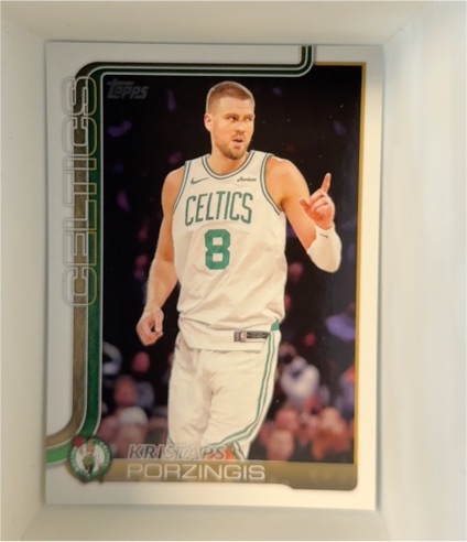 2025-26 Topps #3 Kristaps Porzingis — front