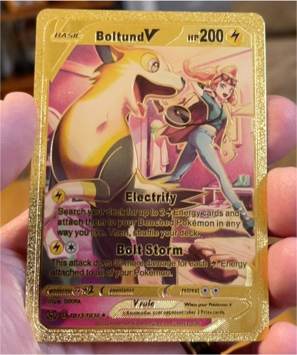 2022 Pokémon TCG Brilliant Stars #TG13/TG30 Boltund V — front