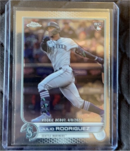 2022 Topps Chrome Update Series #USC165 Julio Rodriguez — front