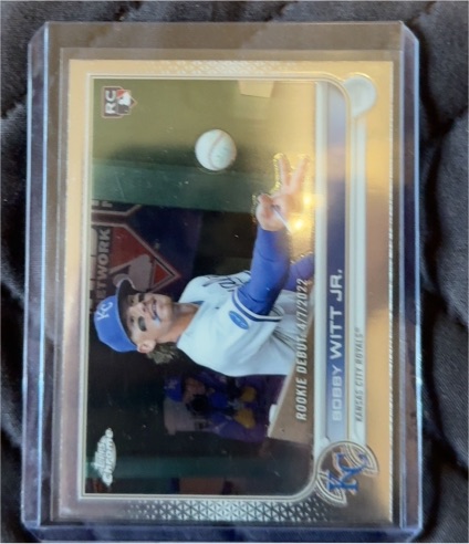 2022 Topps Chrome Update #USC176 Bobby Witt Jr. — front
