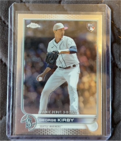 2022 Topps Chrome Update #USC101 George Kirby — front