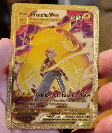 2022 Fan Art Pikachu VMAX #TG17/TG30 — front