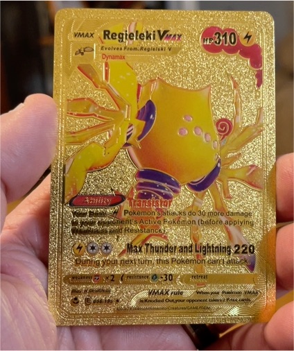 2020 Pokémon #58 Regieleki VMAX — front