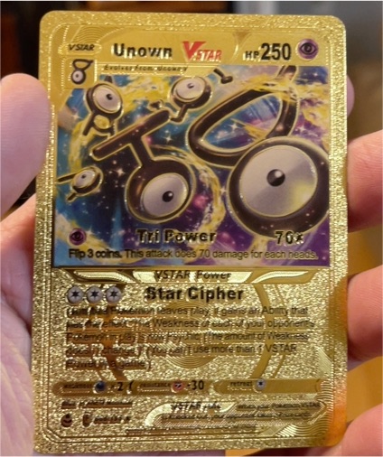 2022 Pokémon #066 Unown VSTAR — front