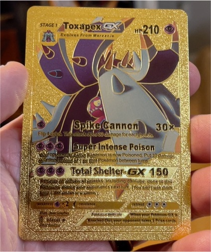 2022 Pokémon #136 Toxapex GX — front