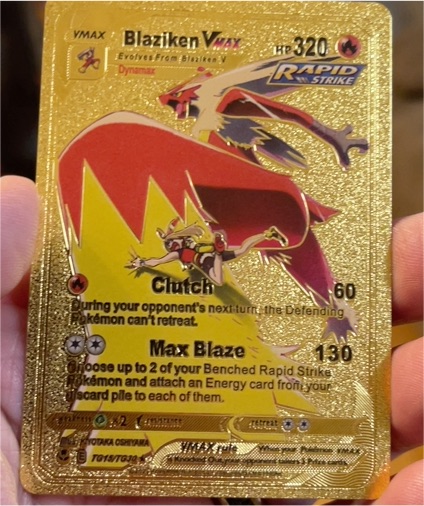2022 Pokemon Silver Tempest #TG15 Blaziken VMAX — front