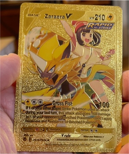 2022 Pokemon Silver Tempest #TG16/TG30 Zeraora V — front