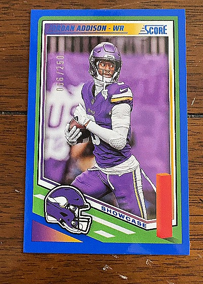 2025 Panini Score Showcase #109 Jordan Addison — front