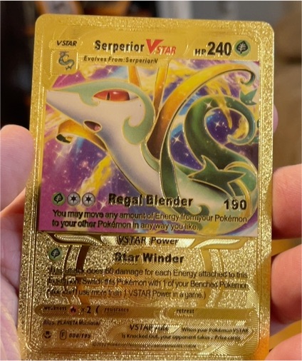 2022 Pokémon TCG Silver Tempest #008 Serperior VSTAR — front