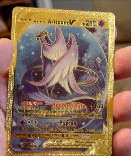 2021 Pokemon Chilling Reign #170 Galarian Articuno V — front