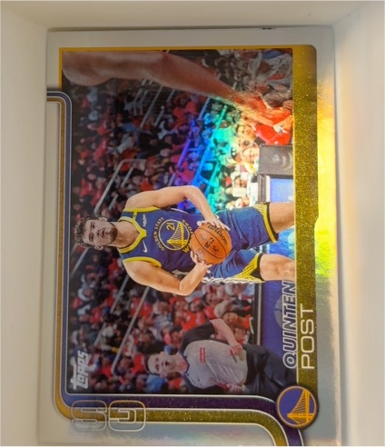 2025-26 Topps #139 Quinten Post — front