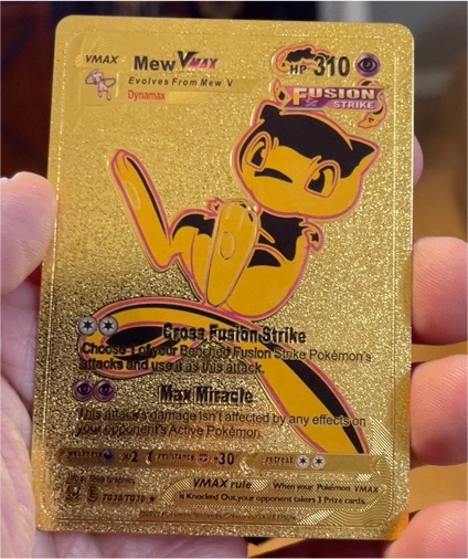 2021 Pokémon TCG Fusion Strike Mew VMAX #TG30 — front