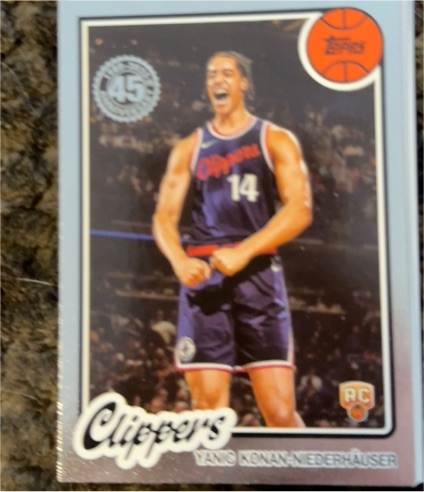2025-26 Topps 45th Anniversary #80BK-93 Yanic Konan-Niederhauser — front