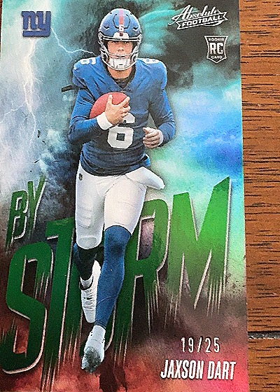 2025 Panini Absolute Football #BS-JMY Jaxson Dart By Storm — front