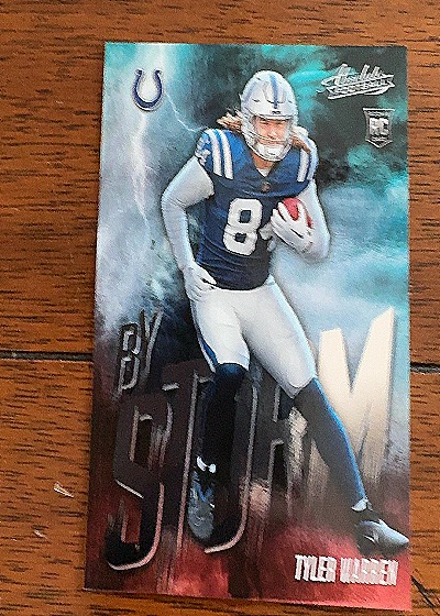 2024 Panini Absolute By Storm #BS-TYH Tyler Higbee — front