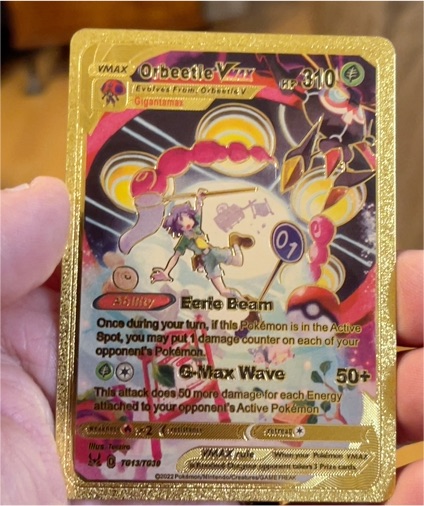 2022 Pokémon Lost Origin #TG13 Orbeetle VMAX — front