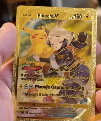 2022 Pokémon TG05 Pikachu V — front