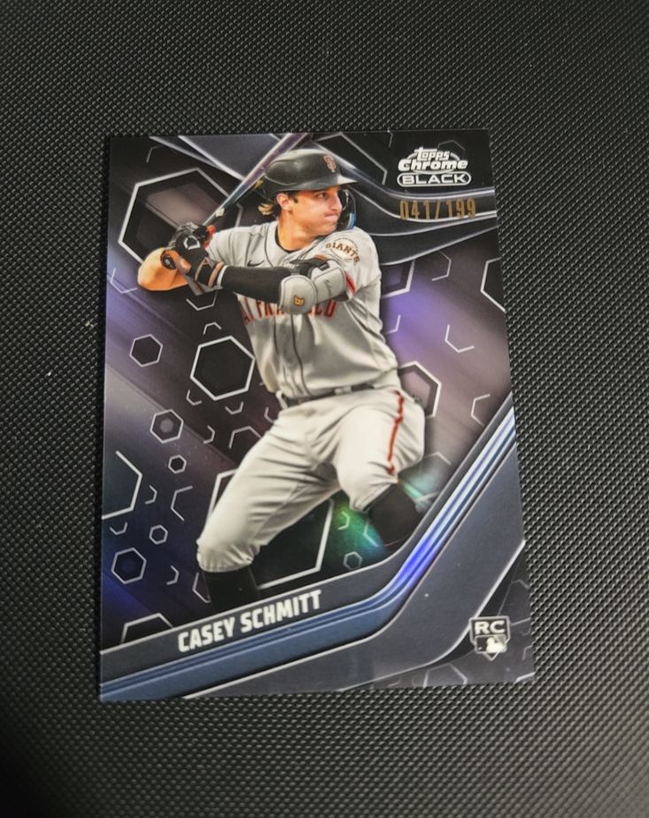 2023 Topps Chrome Black #58 Casey Schmitt — front