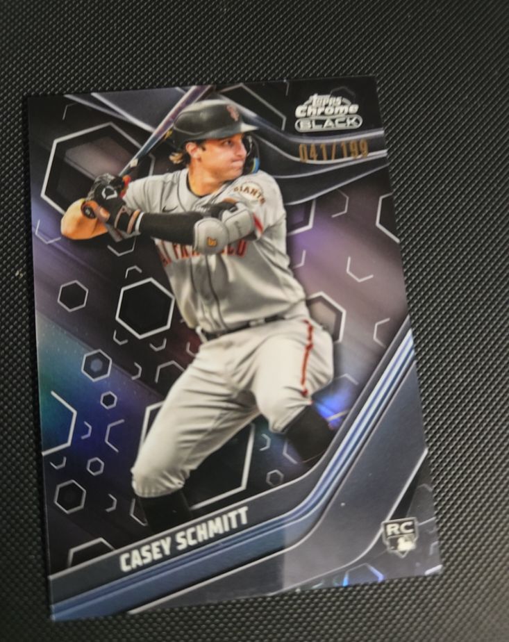 2023 Topps Chrome Black #58 Casey Schmitt — front