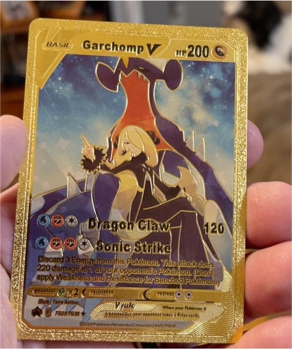2022 Fan Art Pokemon Garchomp V TG23/TG30 — front
