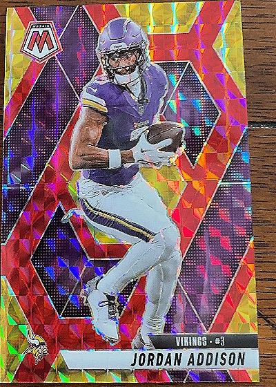 2025 Panini Mosaic #3 Jordan Addison — front