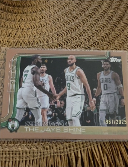 2025-26 Topps Boston Celtics Celtics Pride The Jays Shine Jayson Tatum — front