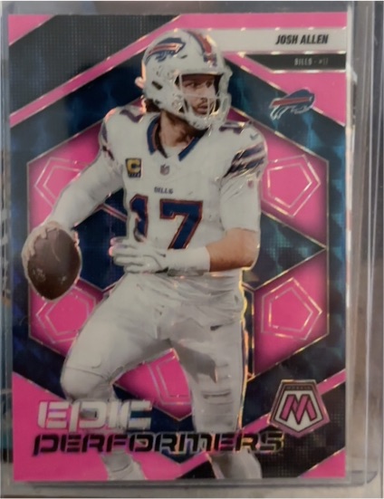 2025 Panini Mosaic Epic Performers #9 Josh Allen — front