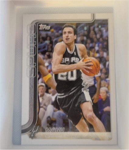 2025-26 Topps #262 Manu Ginobili — front
