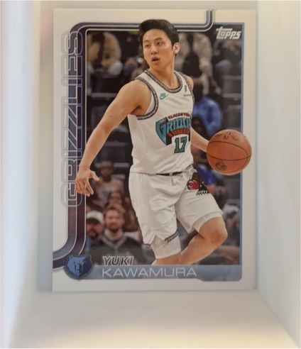2025 Topps Basketball #188 Yuki Kawamura — front